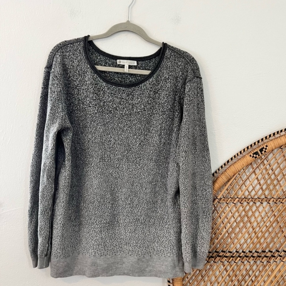 House of Harlow ombre gradient wool cotton sweater